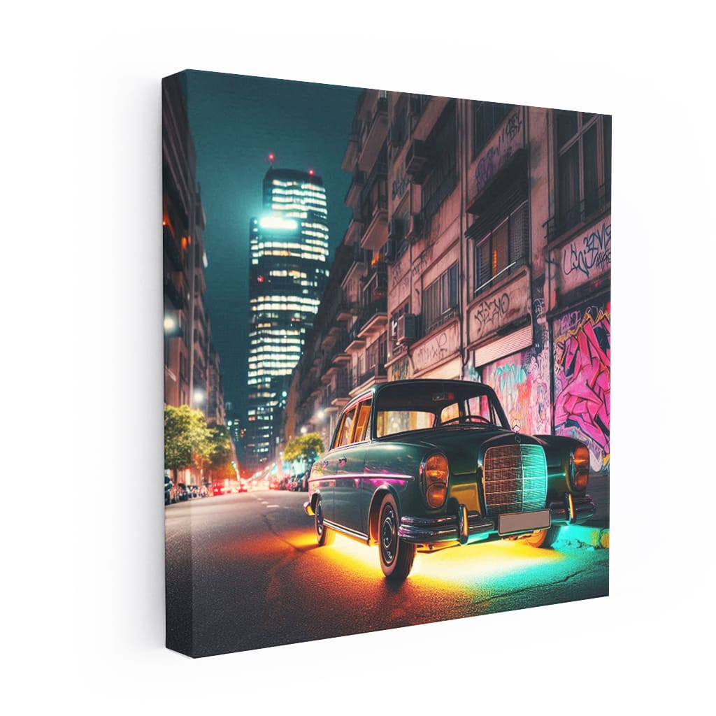 Vintage Mercedes-Benz A-Class Neon - Classic Elegance