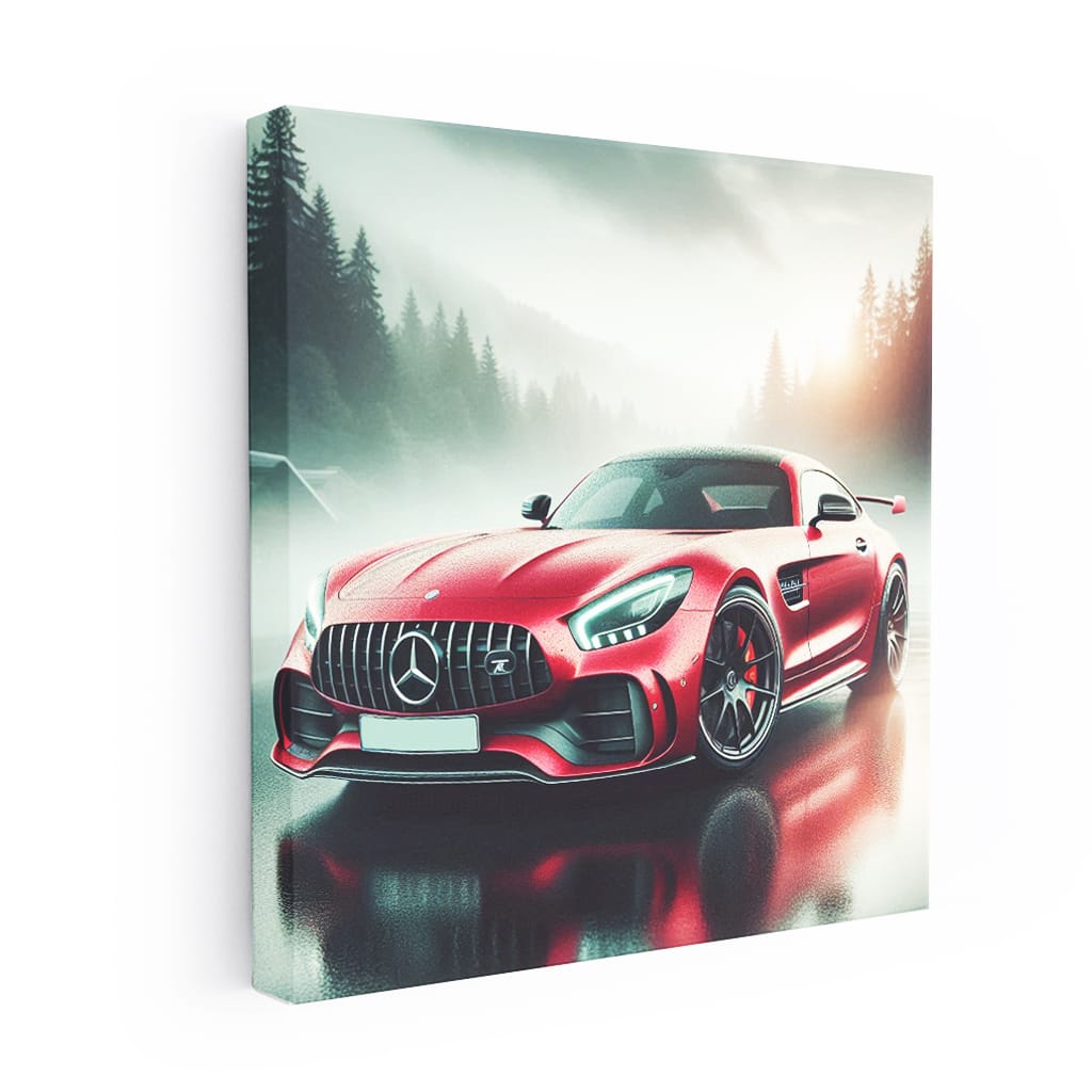 Mercedes AMG GT R in Cloudy Weather - Power in Every Curve