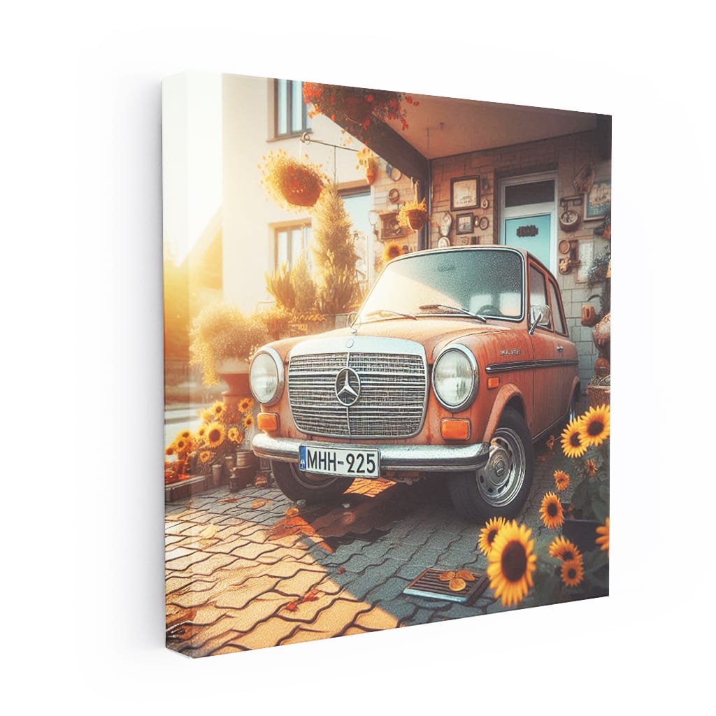 Vintage Mercedes-Benz B-Class in Bright Weather - Timeless Elegance