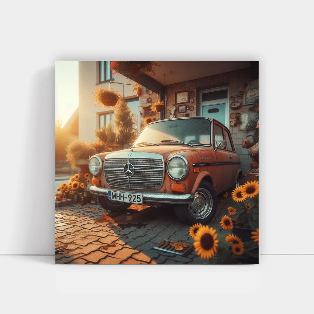 Vintage Mercedes-Benz B-Class in Bright Weather - Timeless Elegance
