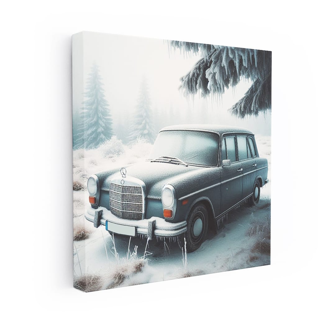 Vintage Mercedes-Benz B-Class in Winter - Timeless Elegance