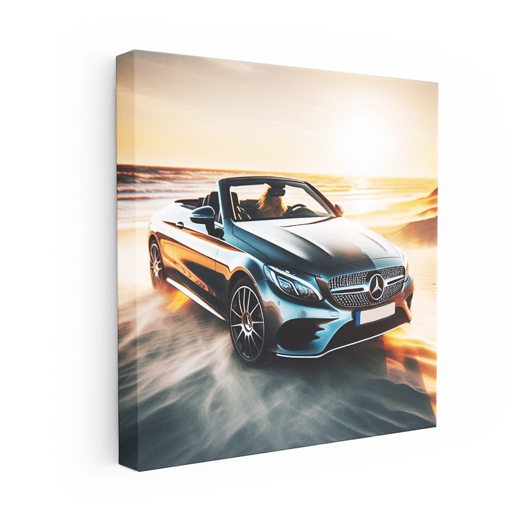 Mercedes-Benz C-Class New on Sandy Beach - Elegance Redefined