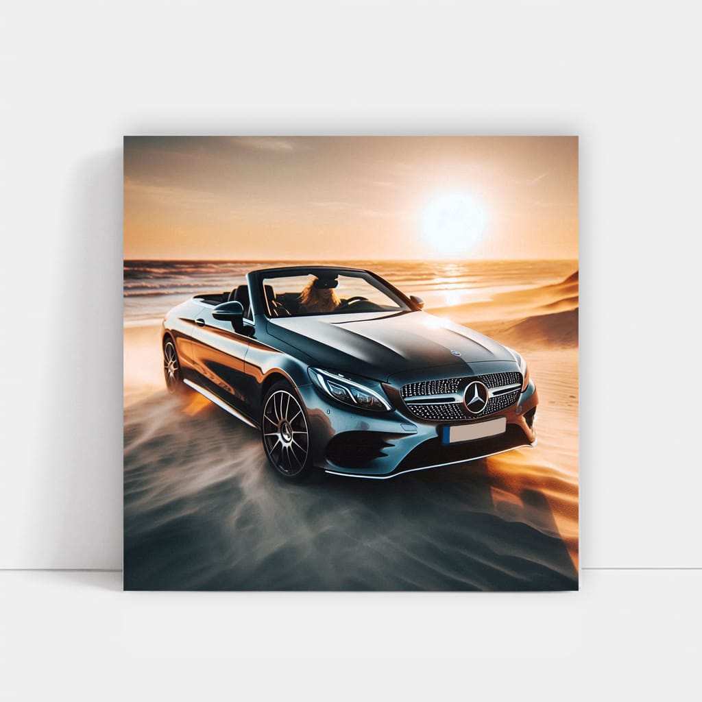Mercedes-Benz C-Class New on Sandy Beach - Elegance Redefined