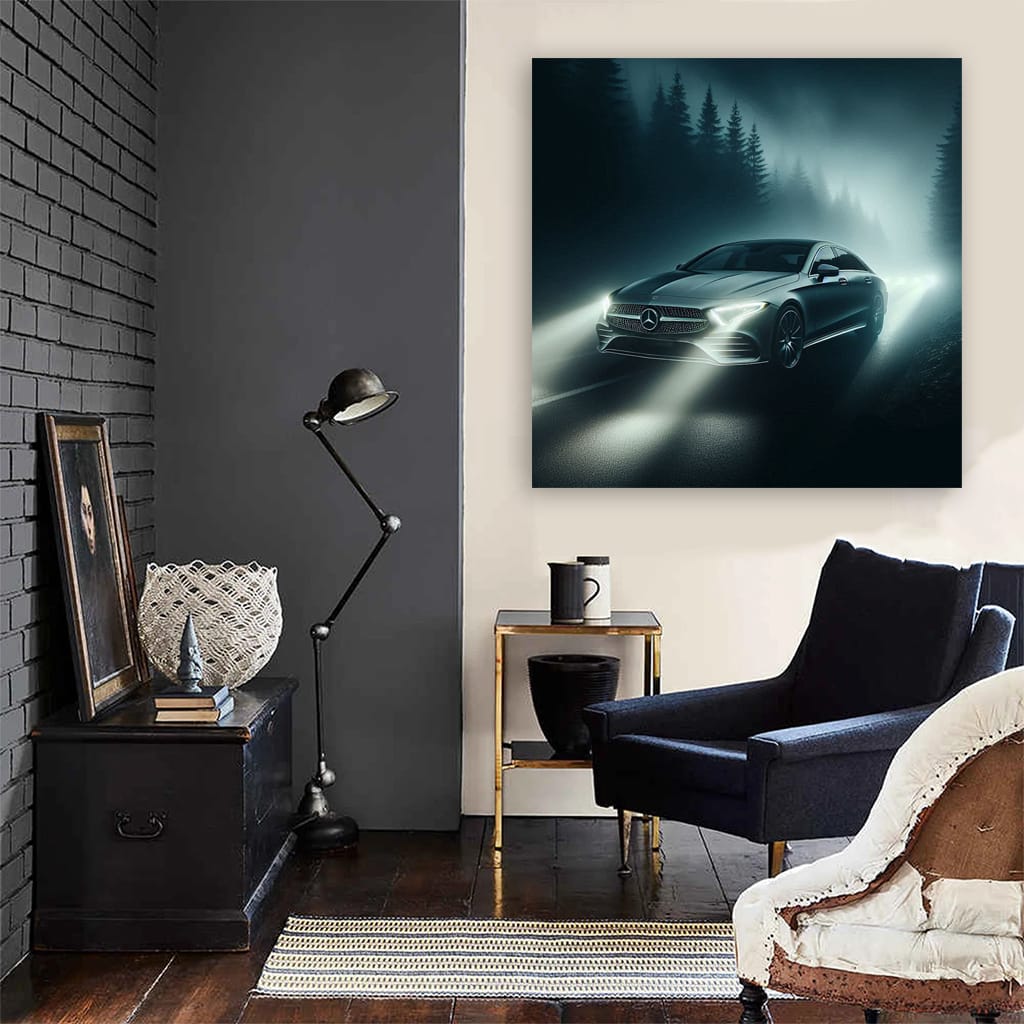 Mercedes-Benz CLS in Fog - Elegance Meets Power