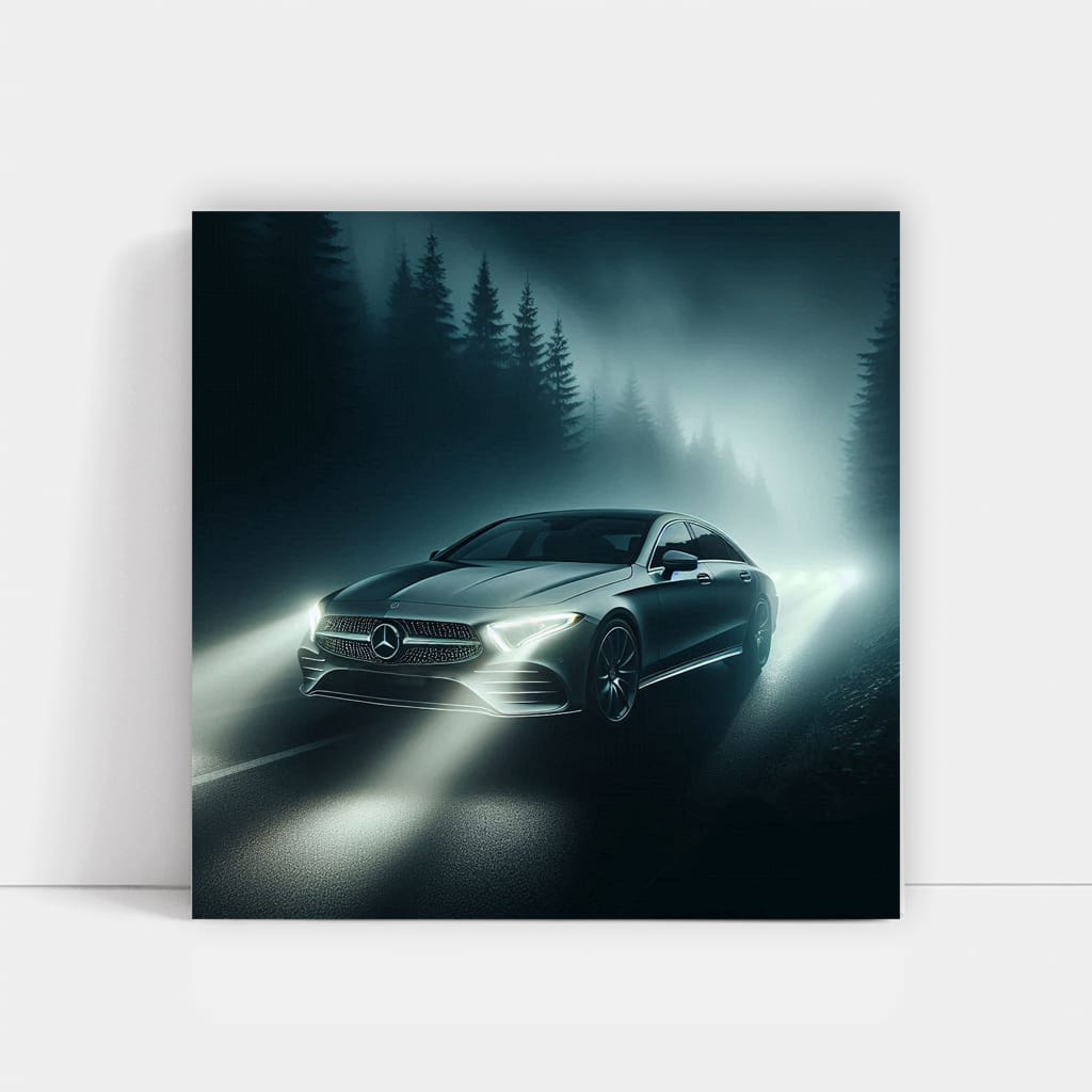 Mercedes-Benz CLS in Fog - Elegance Meets Power