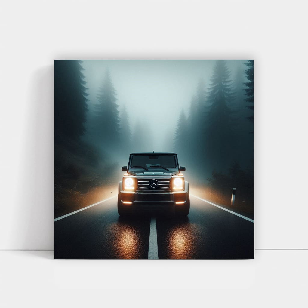 Mercedes G-Class in Fog - Rugged Luxury Off-Roader