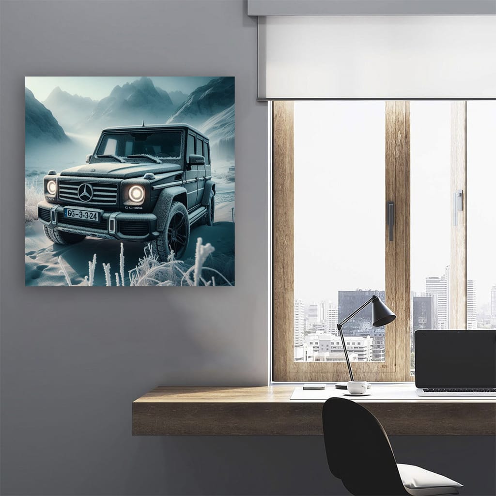 Rugged Mercedes-Benz G-Class in Winter Wonderland