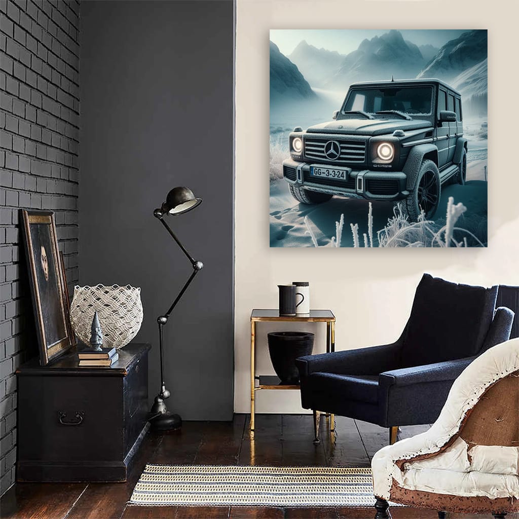 Rugged Mercedes-Benz G-Class in Winter Wonderland