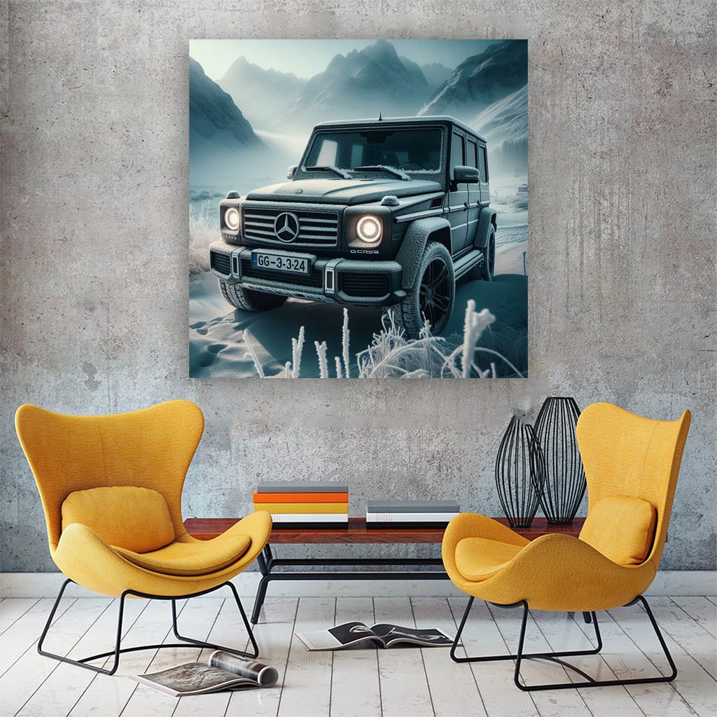 Rugged Mercedes-Benz G-Class in Winter Wonderland