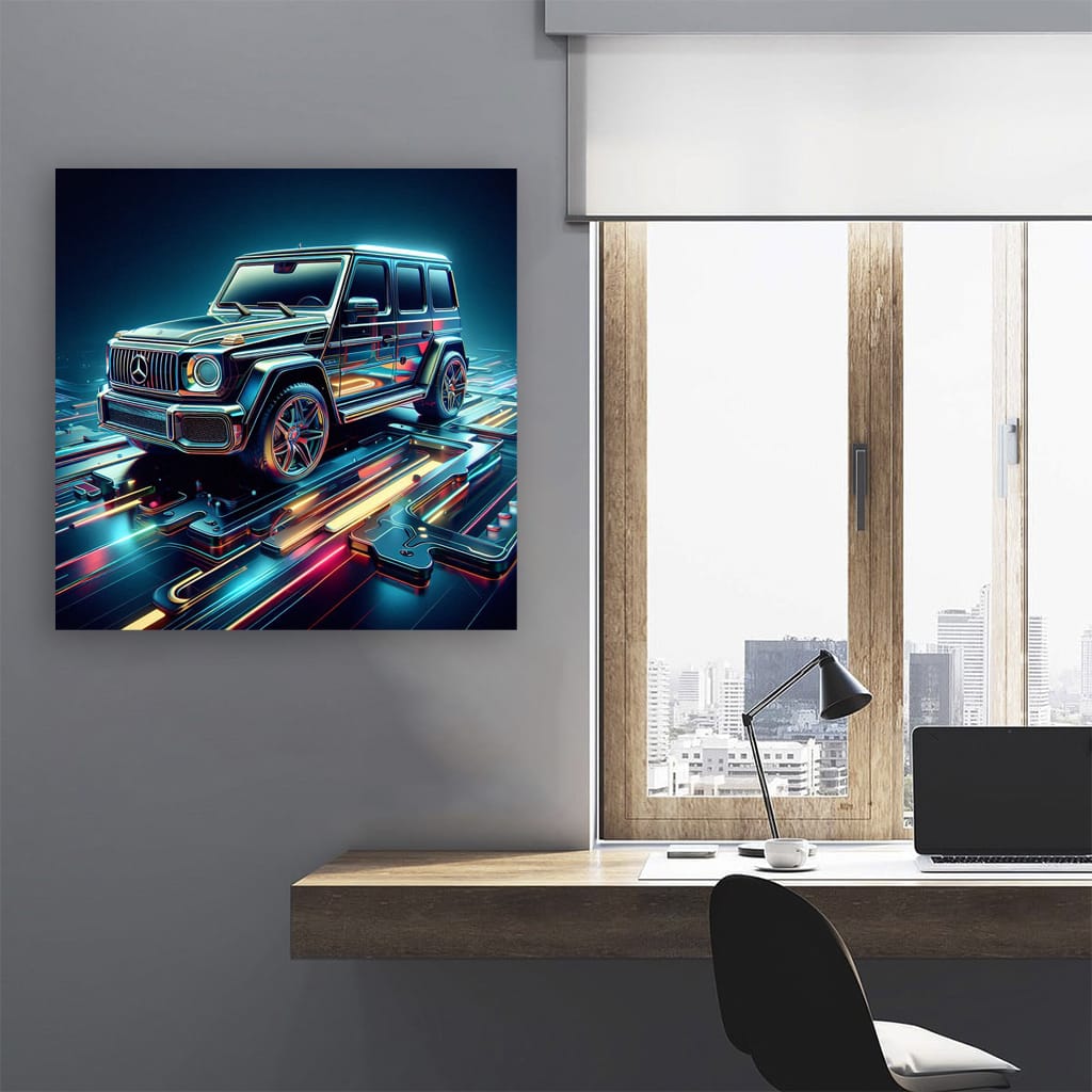 Abstract Art of Mercedes-Benz G Wagon - Rugged Elegance