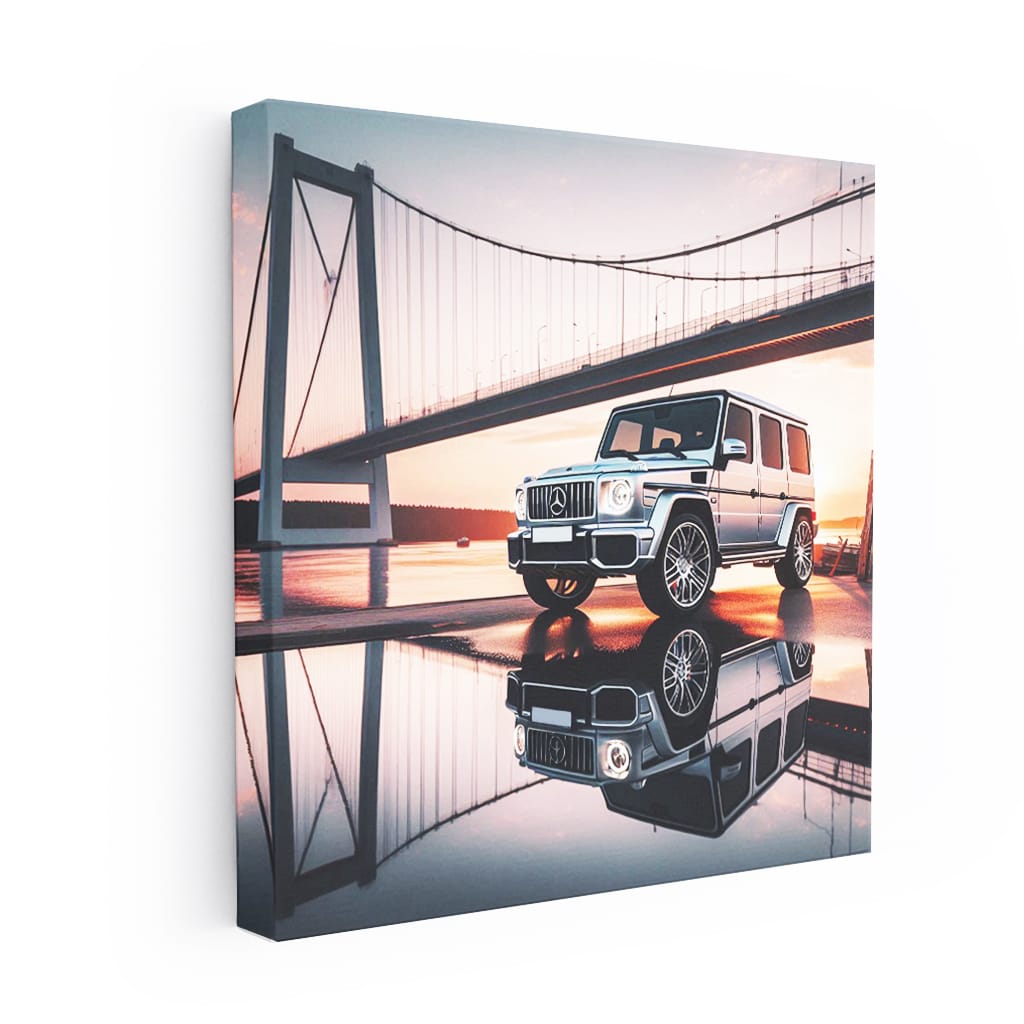 Mercedes-Benz G-Wagon on Bridge - Rugged Elegance in Motion