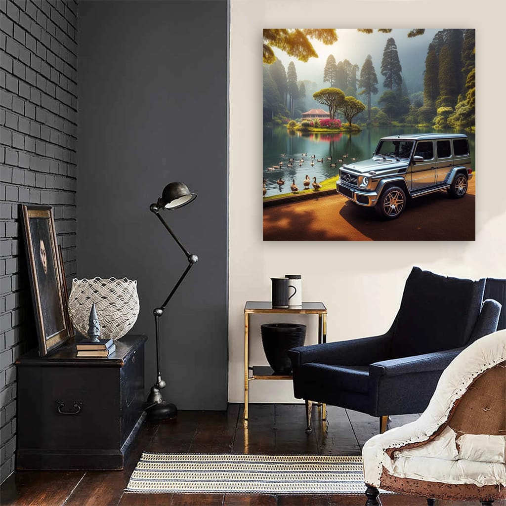 Mercedes-Benz G Wagon by Lake: Rugged Elegance