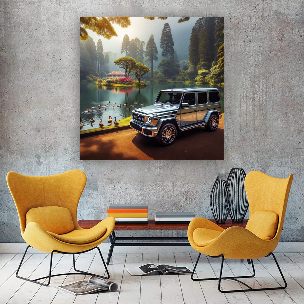 Mercedes-Benz G Wagon by Lake: Rugged Elegance