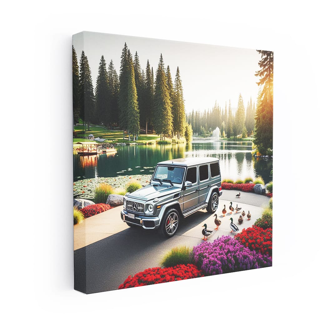 Mercedes-Benz G-Wagon by Lake - Rugged Luxury Adventure