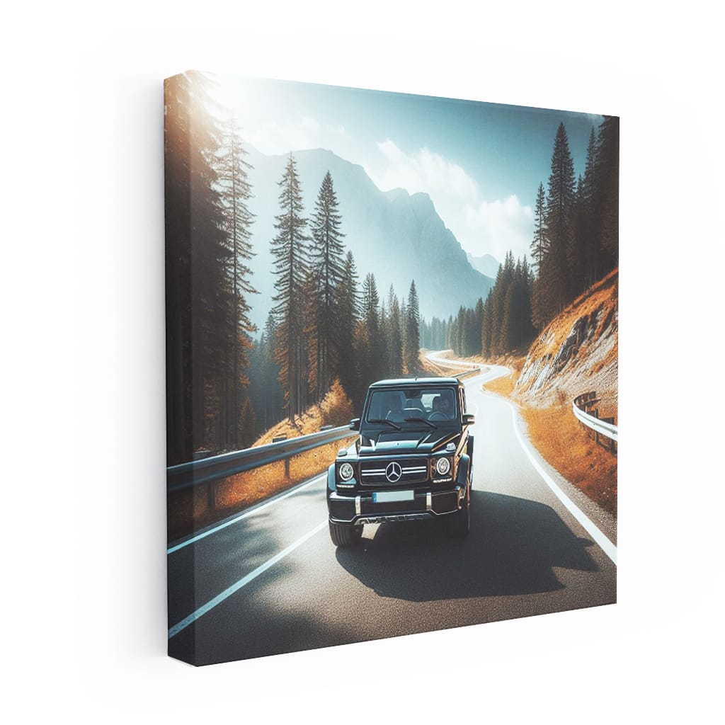 Mercedes-Benz G Wagon on Road - Rugged Luxury in Motion