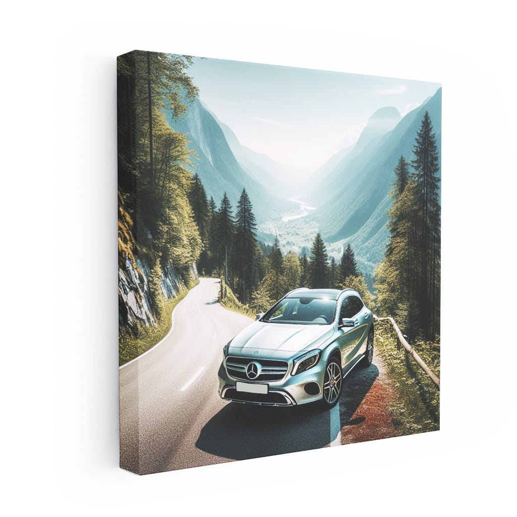 Mercedes-Benz GLA in Mountain Setting - Adventure Awaits