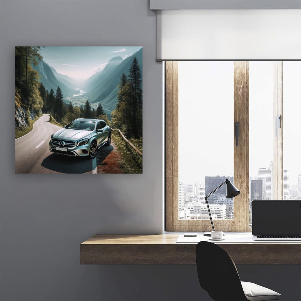 Mercedes-Benz GLA in Mountain Setting - Adventure Awaits