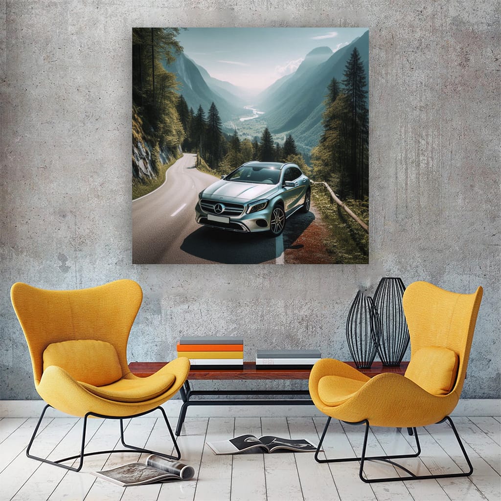 Mercedes-Benz GLA in Mountain Setting - Adventure Awaits