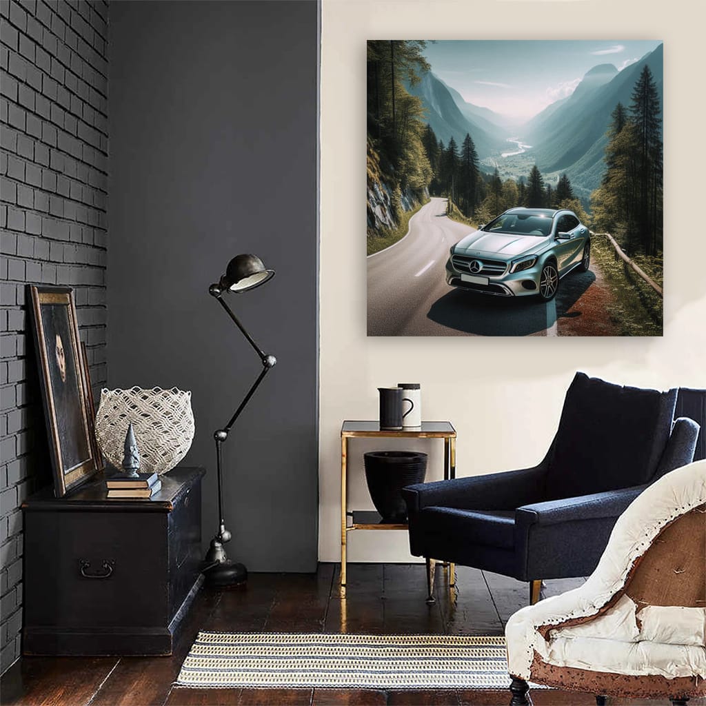 Mercedes-Benz GLA in Mountain Setting - Adventure Awaits