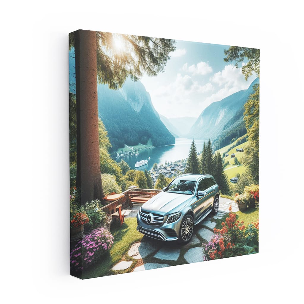 Mercedes-Benz GLC in Scenic Valley - Luxury Meets Adventure