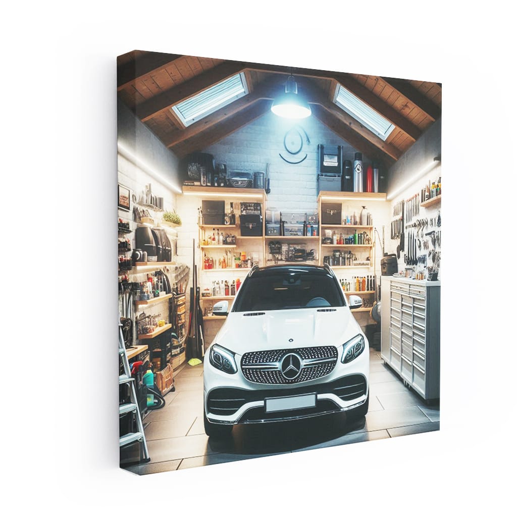 Mercedes-Benz GLE in Garage - Luxury and Performance