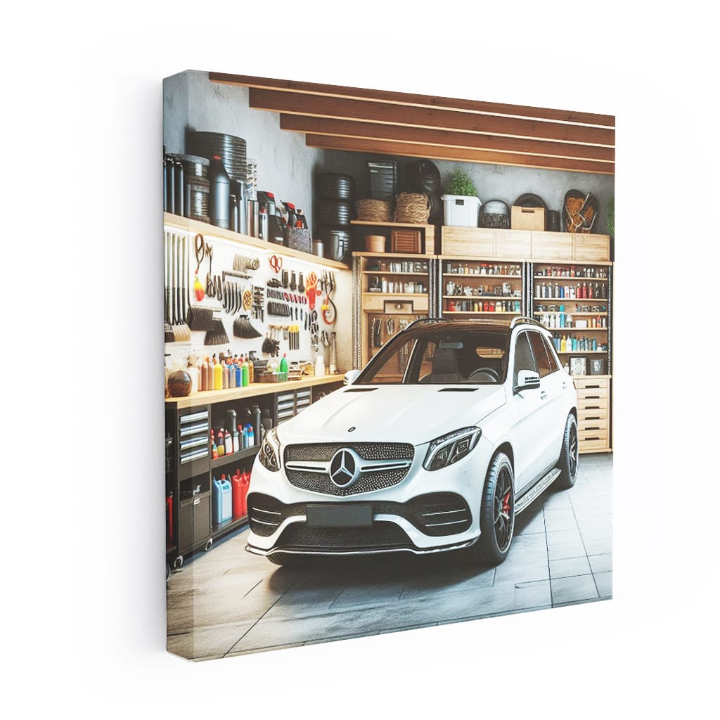 Mercedes-Benz GLE in Garage - Luxury and Power Unleashed