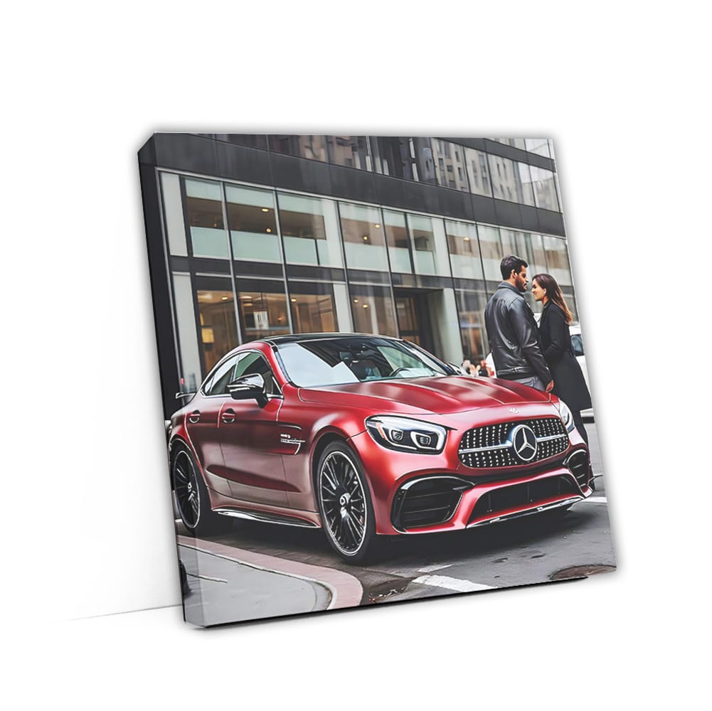 Burgundy Mercedes AMG GT 4-Door in NYC - Power Meets Elegance