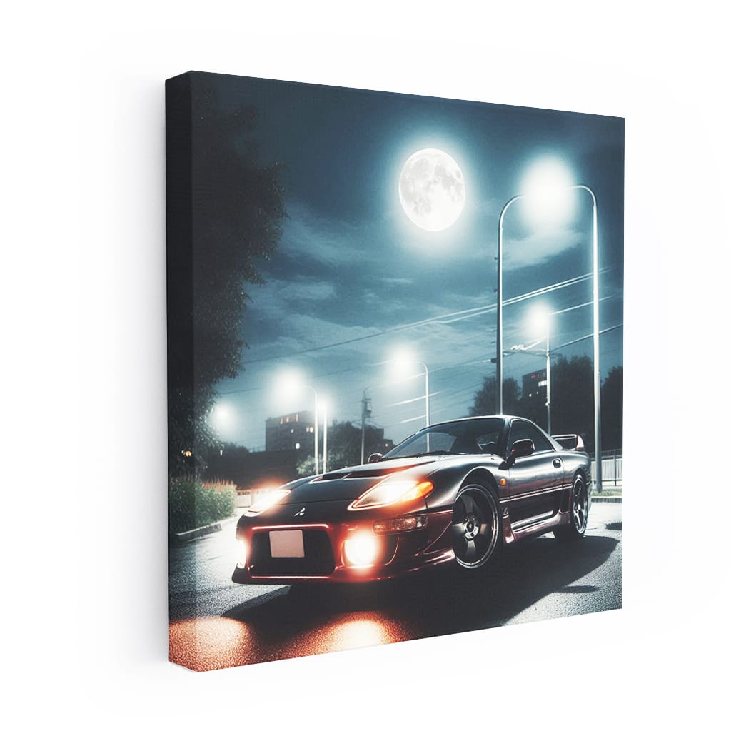 Mitsubishi GTO 3000GT Night - Iconic Sports Car Unleashed