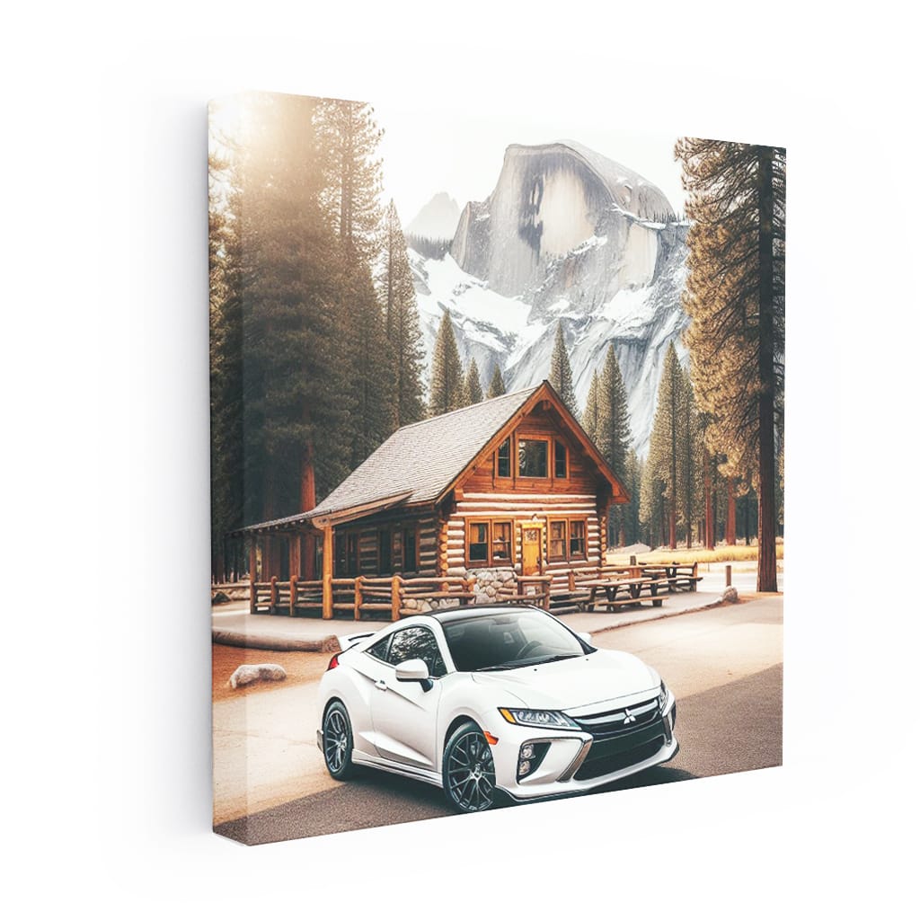 Mitsubishi Eclipse at National Park - Sleek and Adventurous