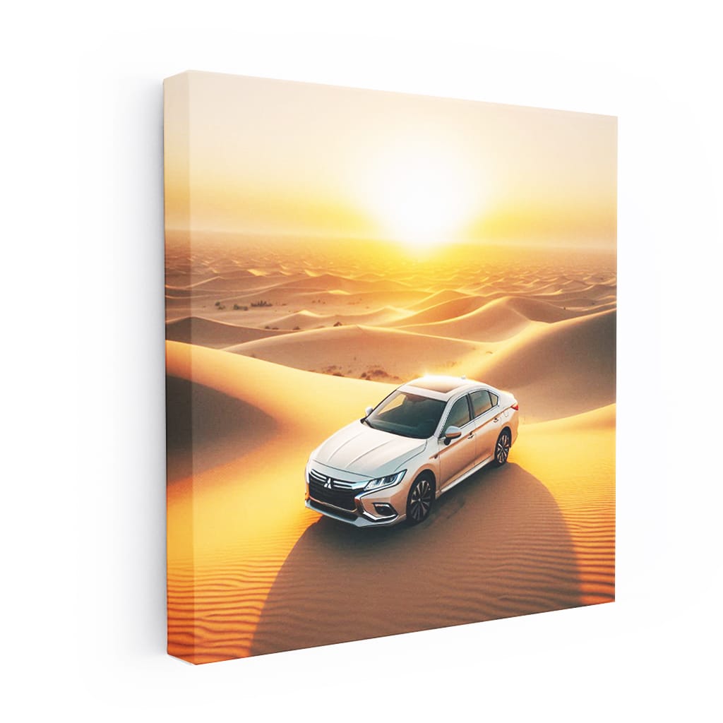 Mitsubishi Galant in Desert - Reliable and Rugged Performance