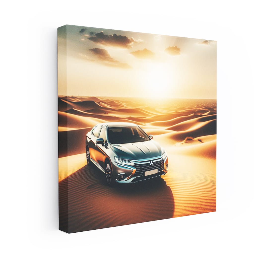 Mitsubishi Galant in Desert - Rugged Adventure Awaits