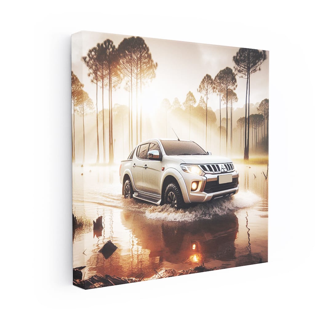 Mitsubishi Triton L200 in National Park - Rugged Adventure