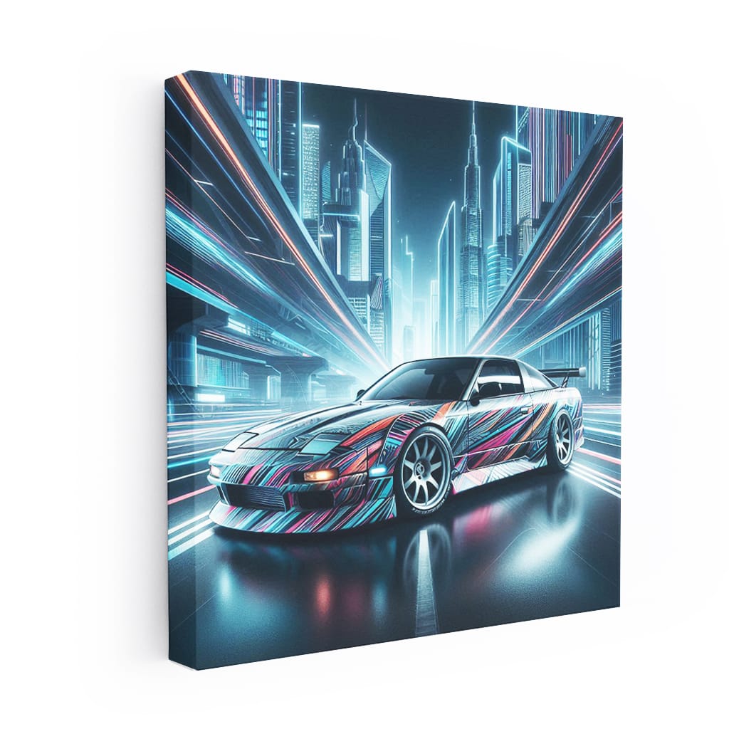 Nissan 240SX Custom Abstract Art - Unleash Drift King