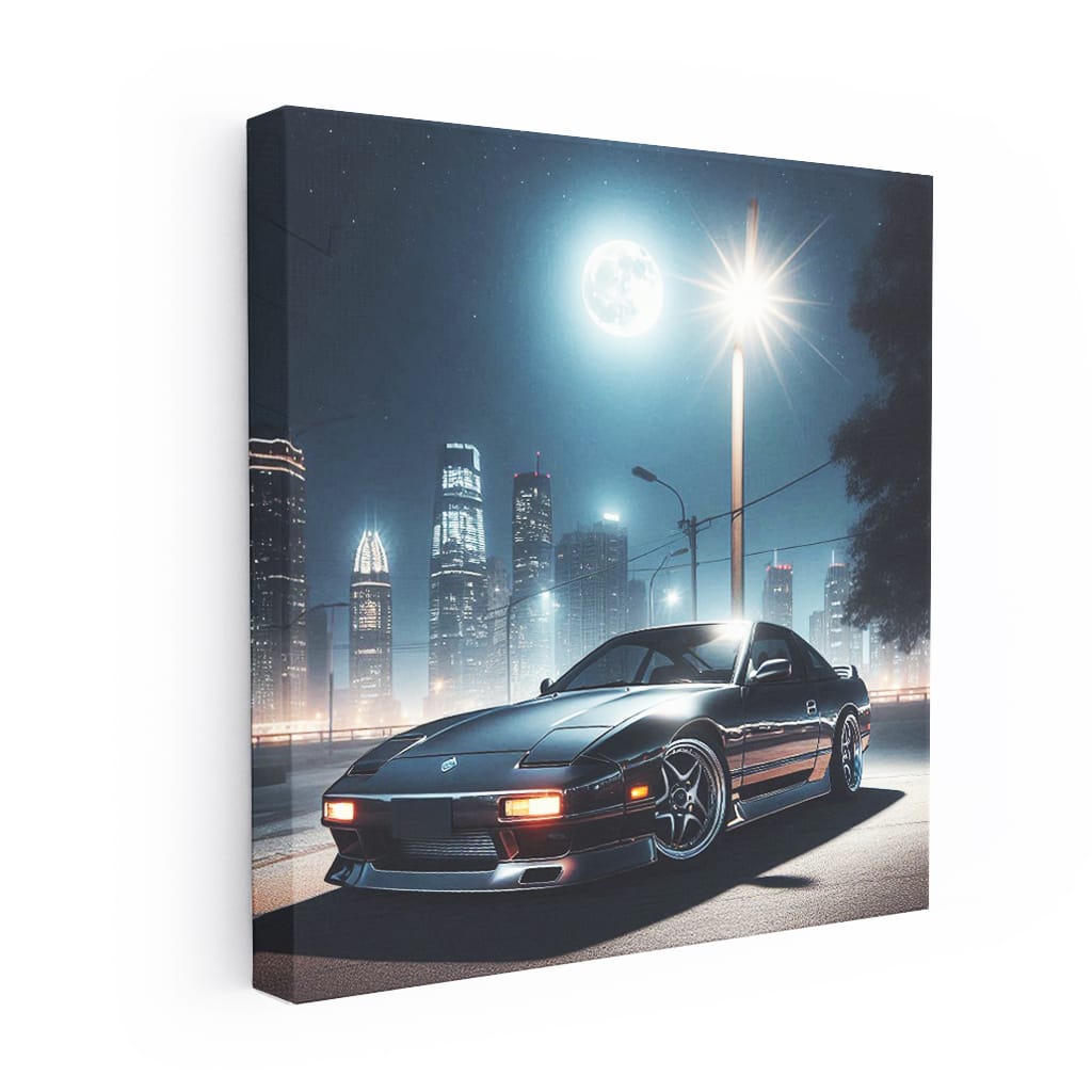 Nissan 240SX Night Shot - Classic Drift Performance