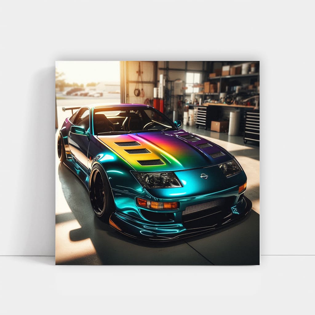 Nissan 300ZX Paint Job - Sleek and Sporty Design