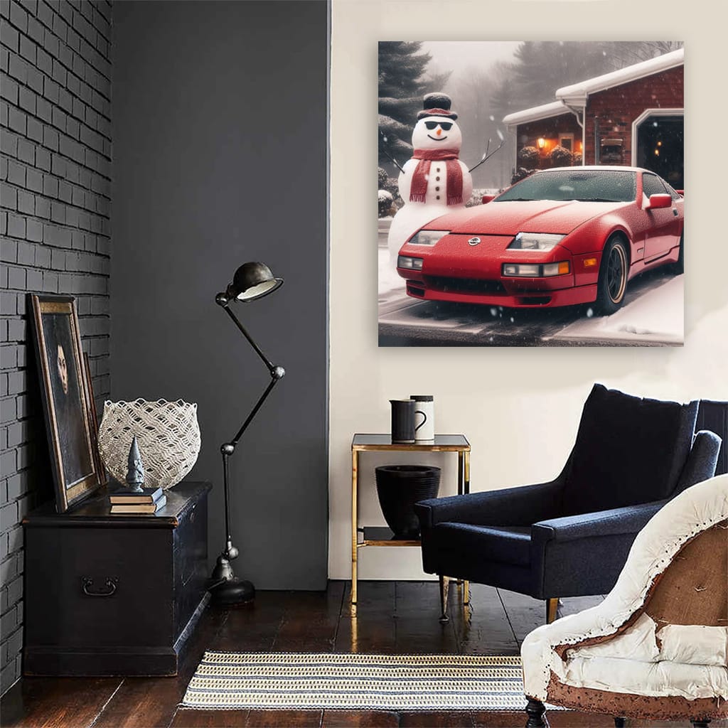 Nissan 300ZX Winter Drive - Sleek Performance in Cold