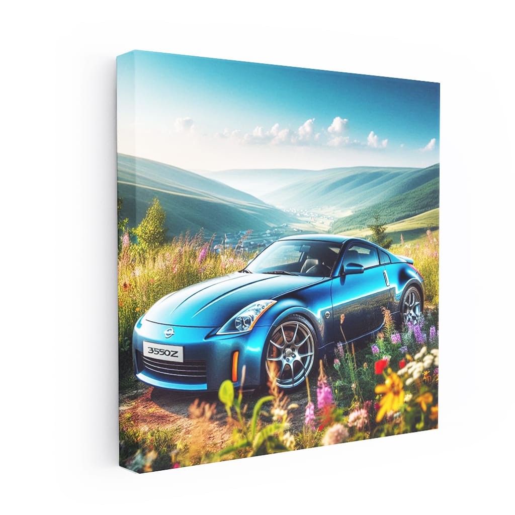 Nissan 350Z in Nature - Blend of Power and Elegance