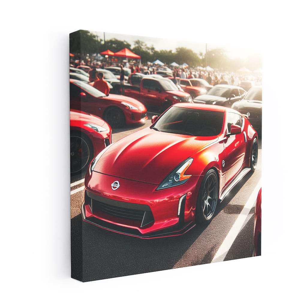 Nissan 370Z Parking Beauty - Sleek and Powerful Design