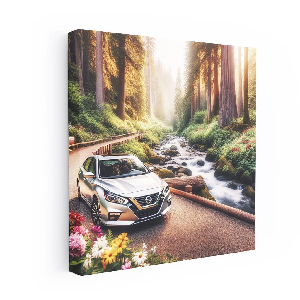 Nissan Altima in Nature - Sleek and Stylish Ride