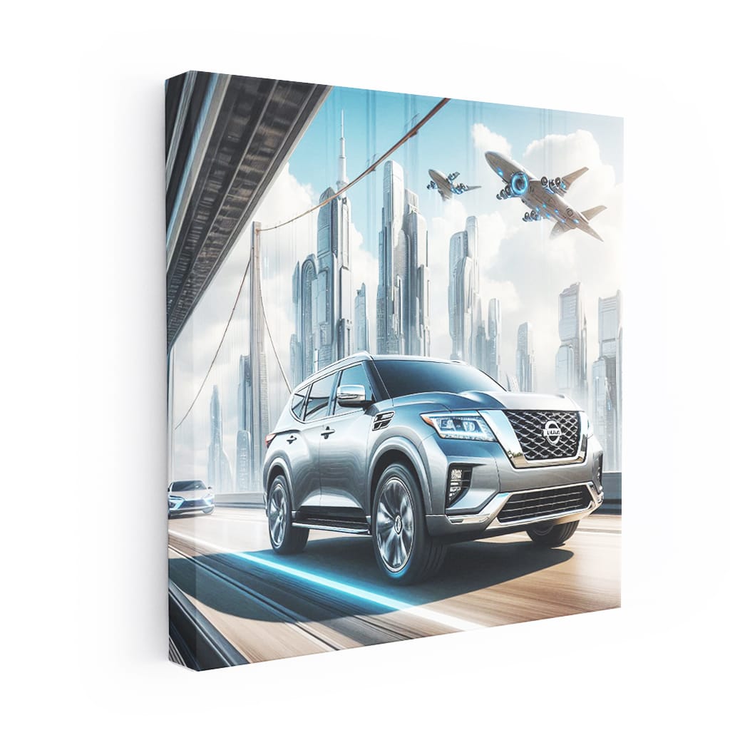 Nissan Armada Crossing Bridge - Rugged Elegance in Motion