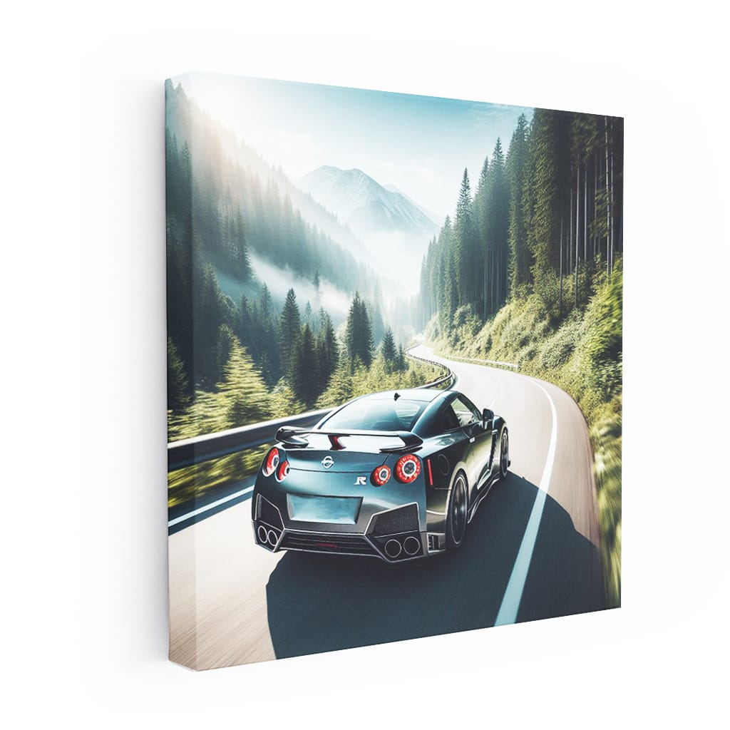 Nissan GT-R Conquers Mountain Roads - Speed and Power!