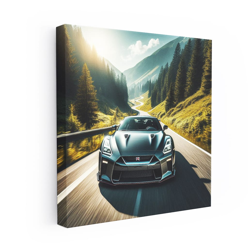 Nissan GT-R Conquers Mountain Road - Speed Meets Precision