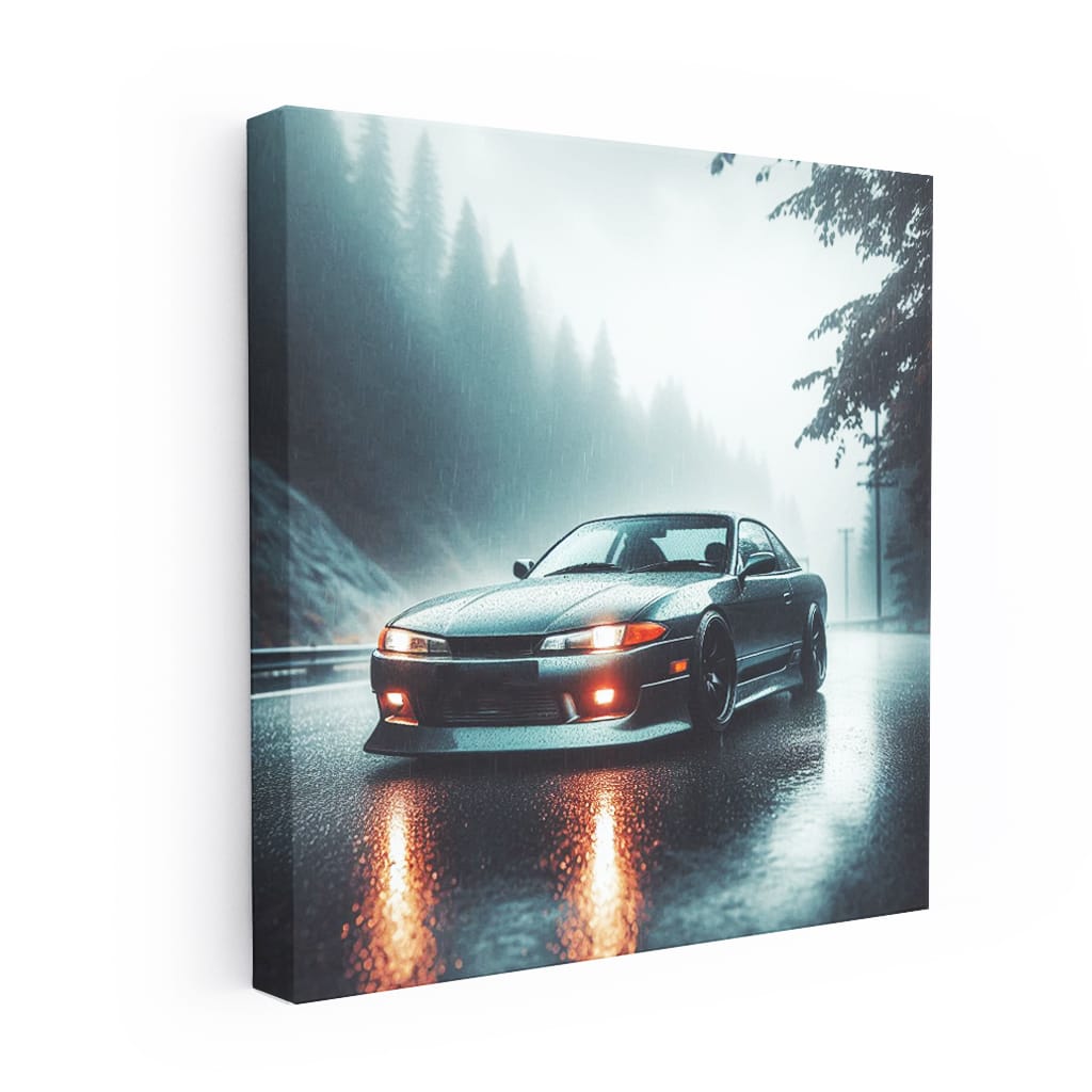 Nissan Silvia S13 in Rainy Weather - Drifting Dream