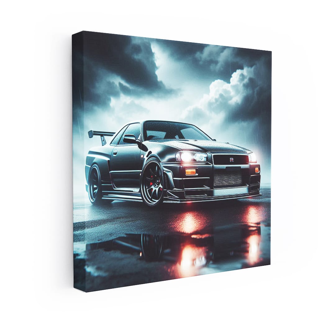 Nissan GT-R Skyline in Overcast Conditions - Power Unleashed