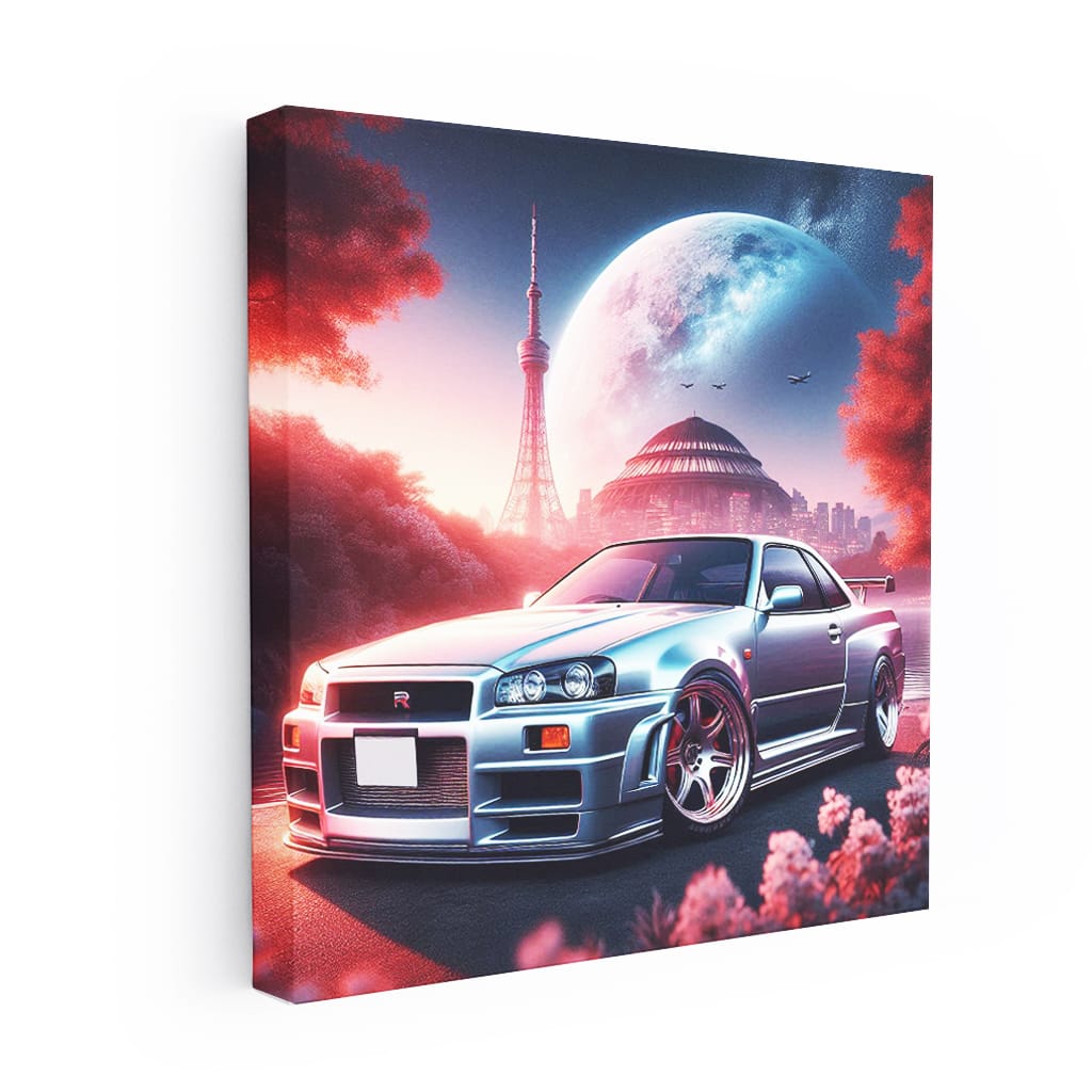 Nissan Skyline GT-R in Nature - Power Meets Serenity