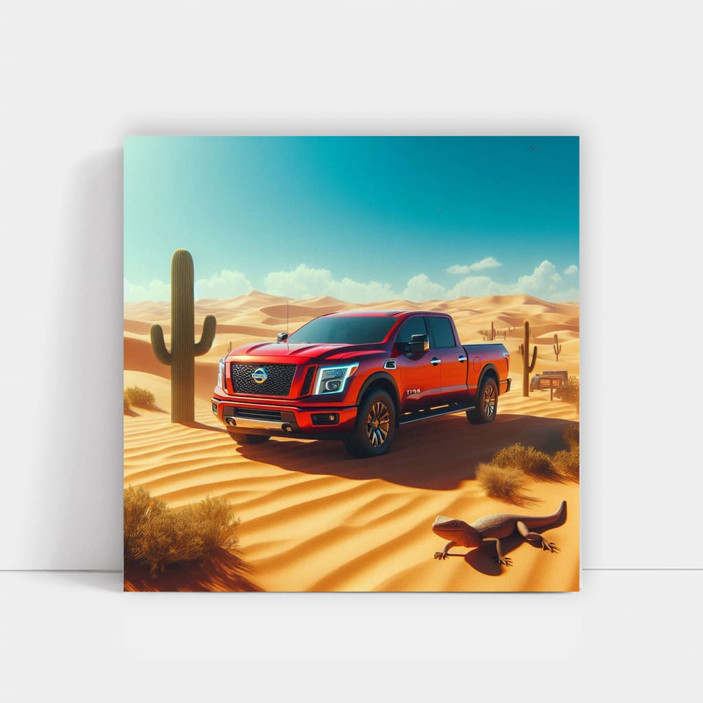 Nissan Titan Desert Adventure - Rugged Power and Style