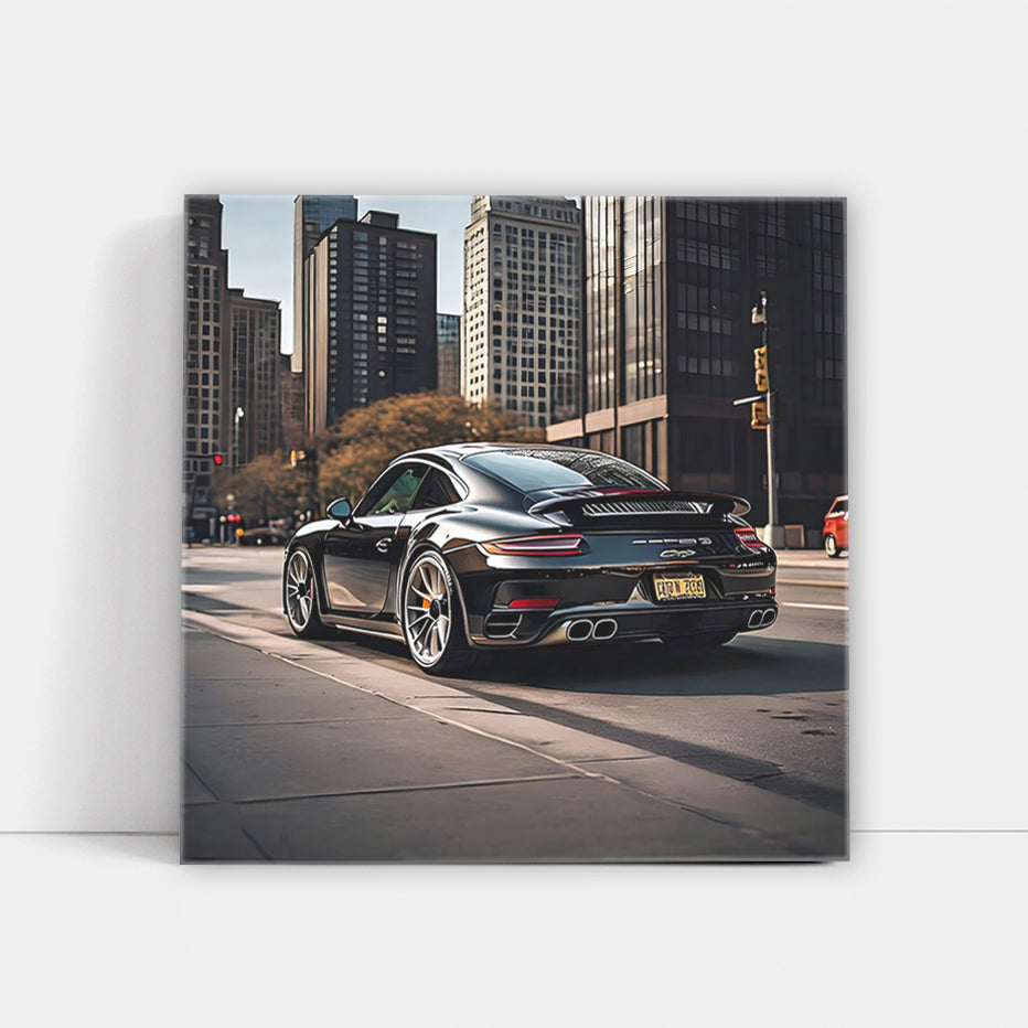 Black Porsche 911 in Chicago - Sleek and Powerful Ride