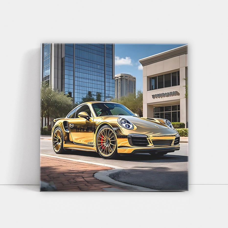 Gold Porsche 911 in Jacksonville - Timeless Icon