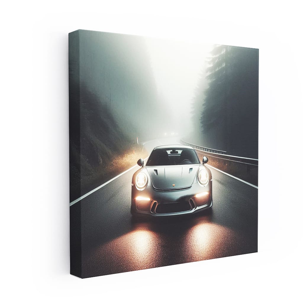 Porsche 911 GT3 in Fog - Unleash Road Warrior