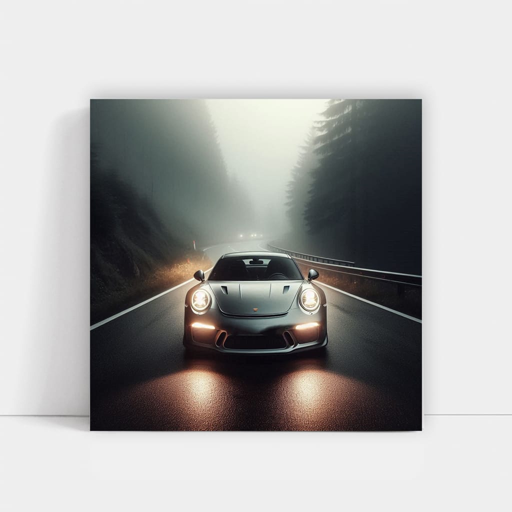 Porsche 911 GT3 in Fog - Unleash Road Warrior